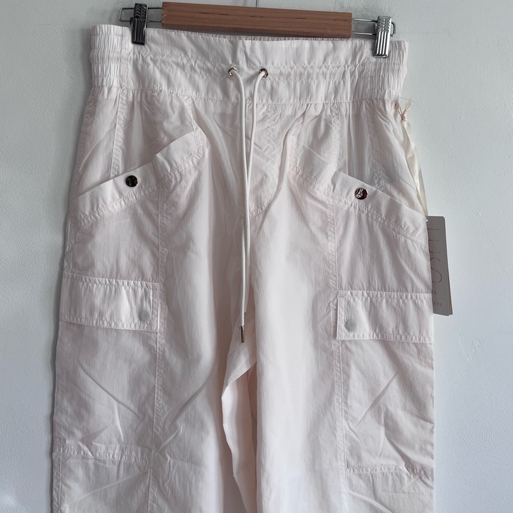 Athleta ~ Alicia Keys ~ Womens High Waist Utility Pant White Size 10 - Picture 4 of 9